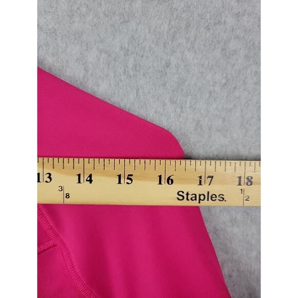 Under Armour All Season Hot Pink LS Zip Up Sweatshirt Women's M Pockets Stretch - Picture 10 of 12